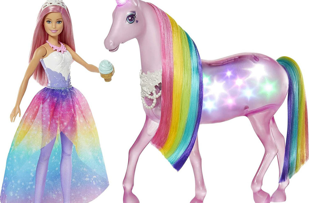 Barbie unicornio de luces magicas