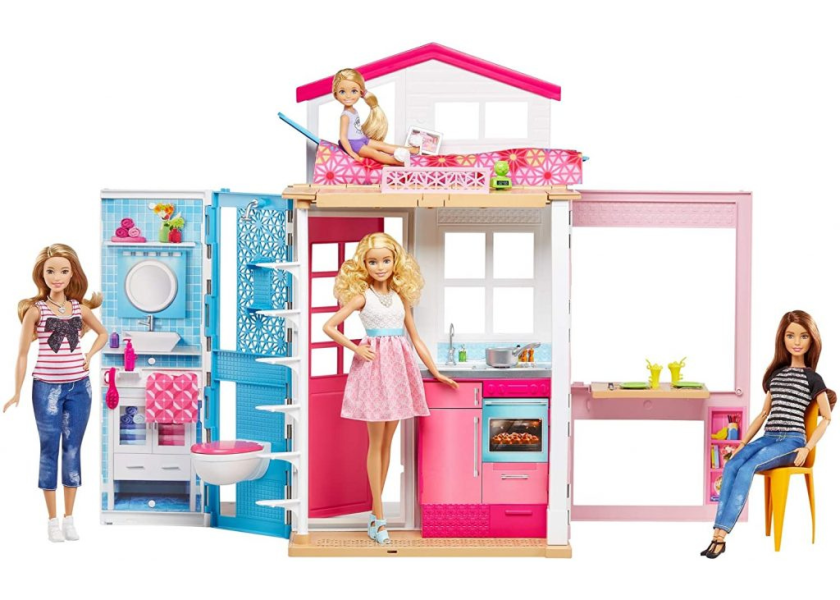 Casa de Barbie dos pisos