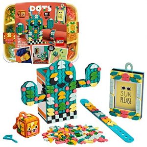 LEGO 41937 Dots Multipack: Sensaciones de Verano, Set de Manualidades: Marco de Fotos, Pulsera, Portalápices, Accesorios Escolares DIY